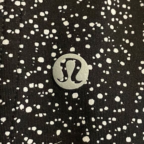 Lululemon Box It Out Tight Leggings Night View White Black High Waist Athletic 4 - Picture 7 of 8